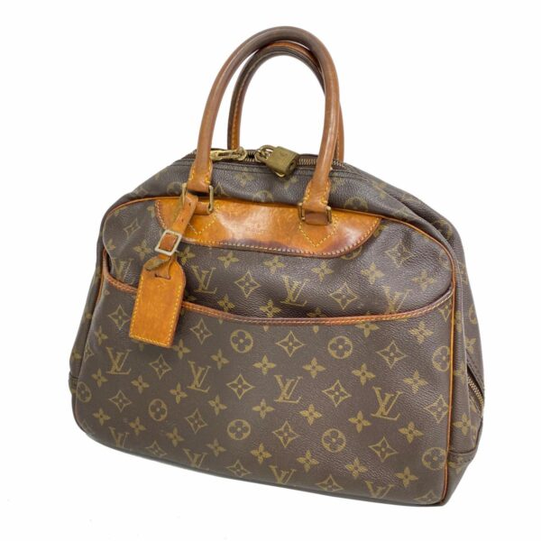 1240001052040 1 Louis Vuitton Deauville Monogram Handbag Brown