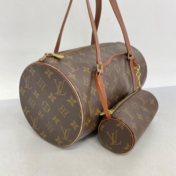 1240001052043 2 Louis Vuitton Papillon 30 Monogram Handbag Brown