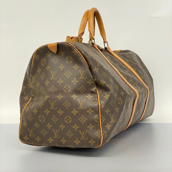 1240001052048 2 Louis Vuitton Keepall 55 Monogram Bag Brown