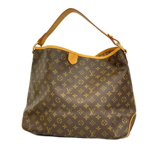 1240001052050 1 Louis Vuitton Delightful MM Monogram Shoulder Bag Brown