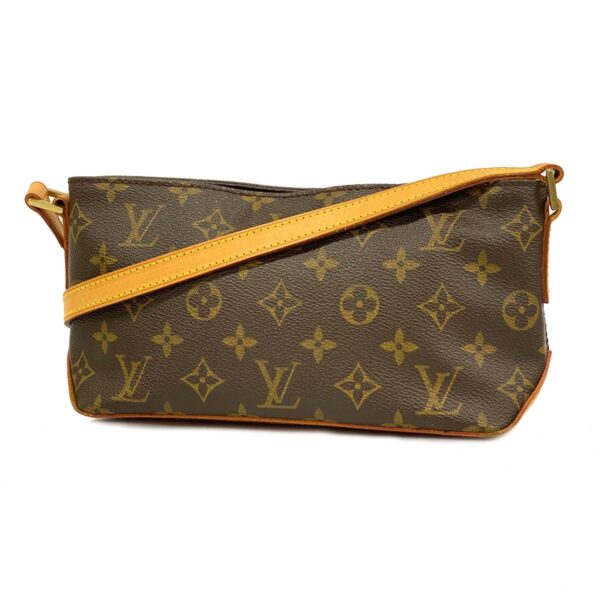 1240001052061 1 Louis Vuitton Trotter Monogram Shoulder Bag Brown