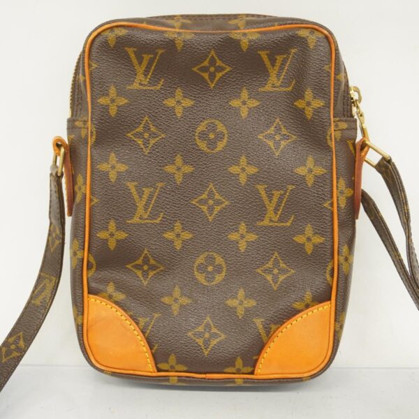 1240001052090 11 Louis Vuitton Danube Monogram Shoulder Bag Brown