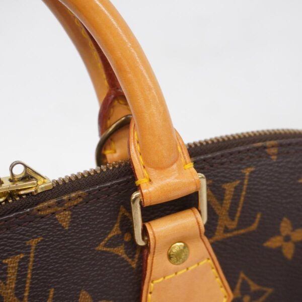 1240001052096 12 Louis Vuitton Alma Monogram Handbag Brown