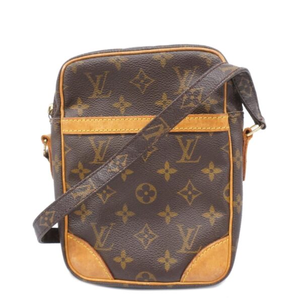 1240001052098 1 Louis Vuitton Danube Monogram Shoulder Bag Brown