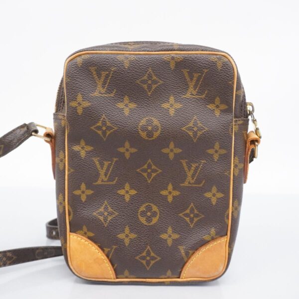 1240001052098 14 Louis Vuitton Danube Monogram Shoulder Bag Brown