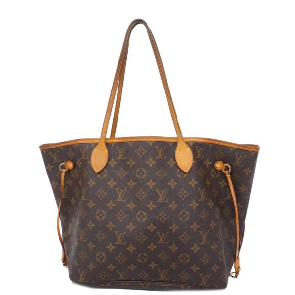 1240001052100 1 Louis Vuitton Neverfull MM Monogram Tote Bag Brown