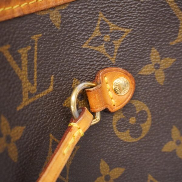 1240001052100 13 Louis Vuitton Neverfull MM Monogram Tote Bag Brown