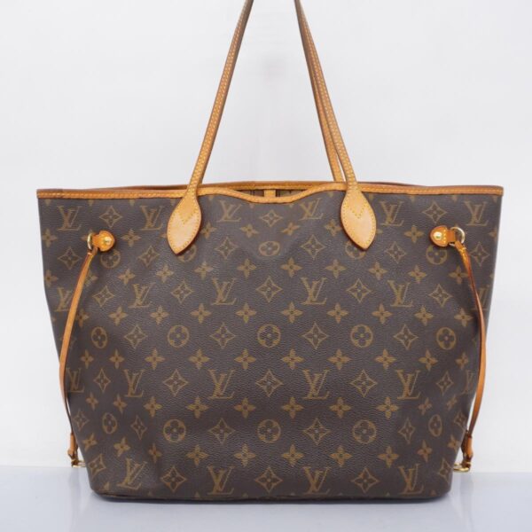 1240001052100 15 Louis Vuitton Neverfull MM Monogram Tote Bag Brown