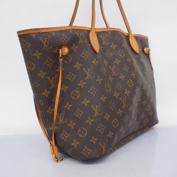 1240001052100 2 Louis Vuitton Neverfull MM Monogram Tote Bag Brown