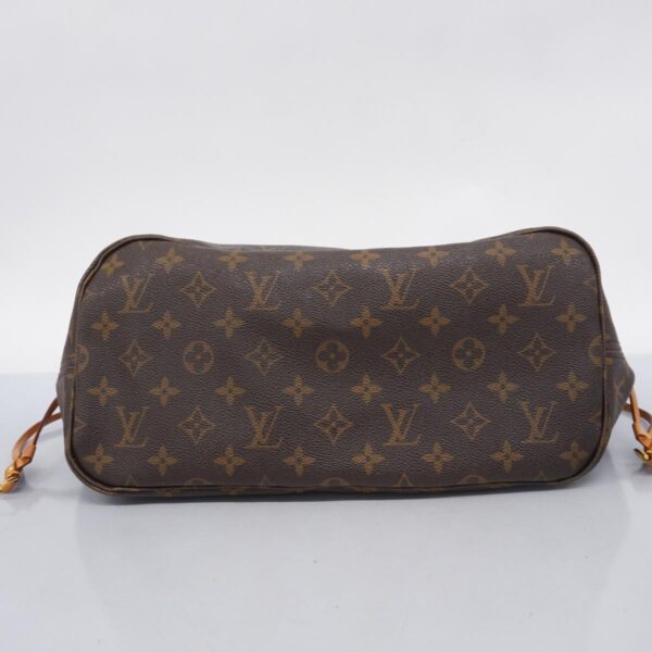 1240001052100 3 Louis Vuitton Neverfull MM Monogram Tote Bag Brown