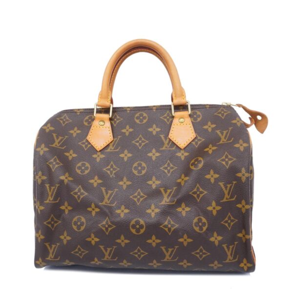 1240001052112 1 Louis Vuitton Speedy 30 Monogram Handbag Brown