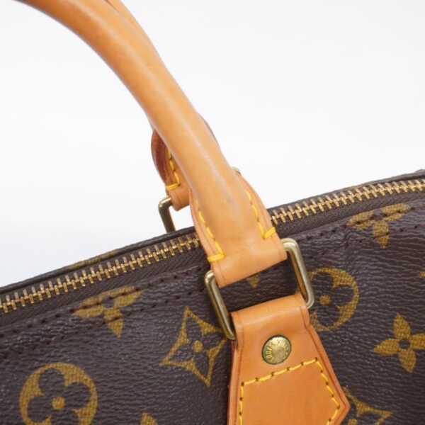 1240001052112 10 Louis Vuitton Speedy 30 Monogram Handbag Brown