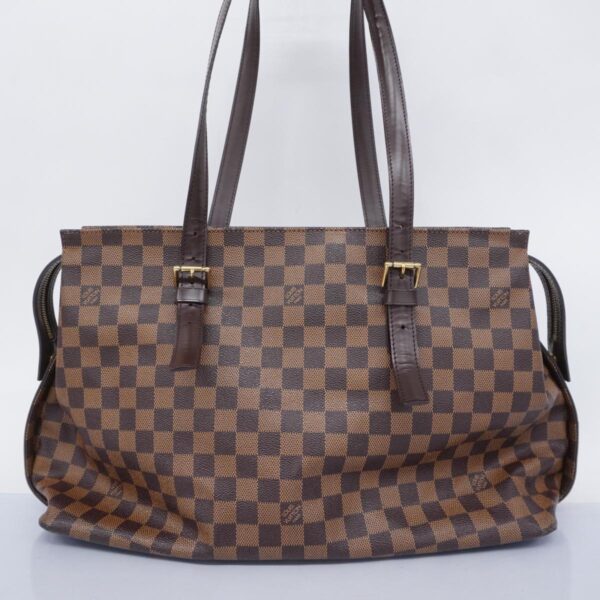 1240001052118 14 Louis Vuitton Chelsea Damier Shoulder Bag Ebene