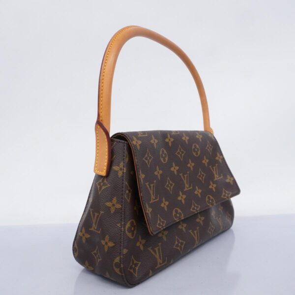 1240001052121 2 Louis Vuitton Mini Looping Monogram Shoulder Bag Brown