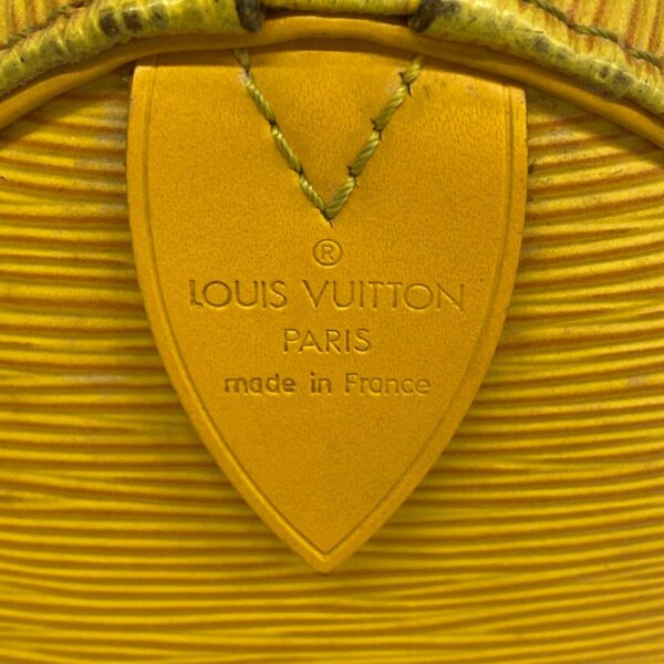 1240001052129 5 Louis Vuitton Speedy 25 Epi Handbag Jaune