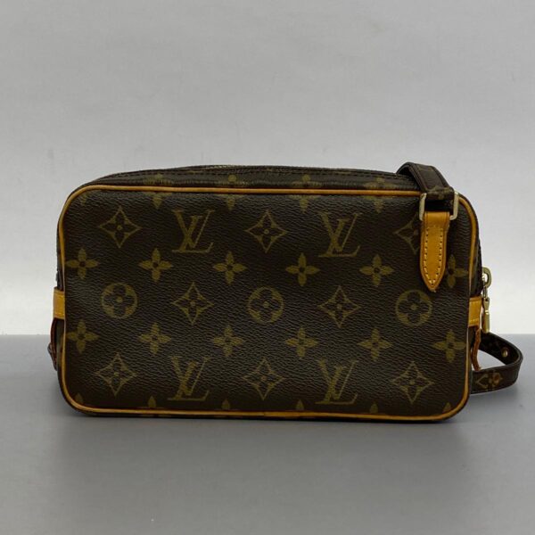 1240001052130 12 Louis Vuitton Pochette Marly Bandouliere Monogram Shoulder Bag Brown