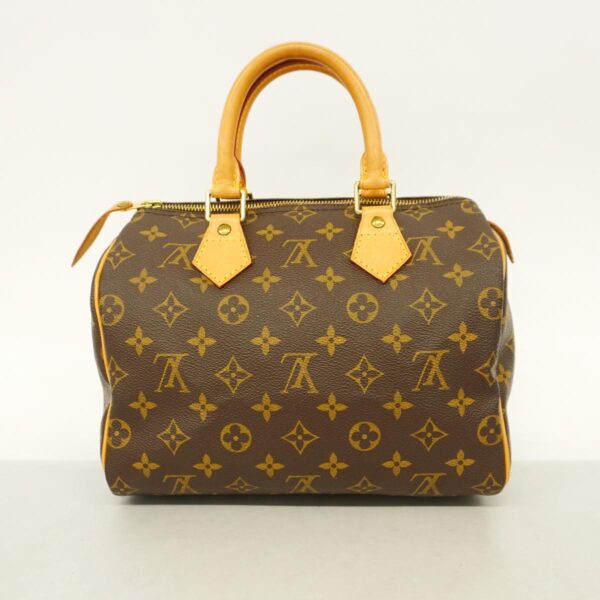 1240001052142 11 Louis Vuitton Speedy 25 Monogram Handbag Brown