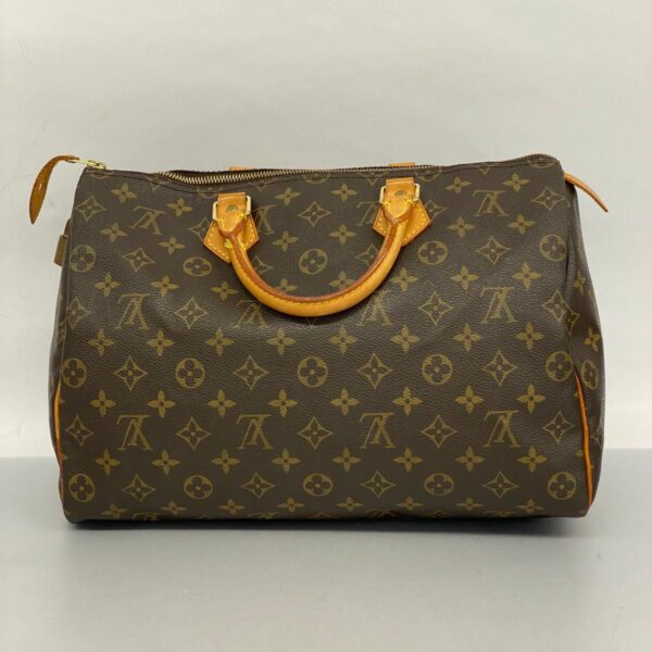 1240001052158 13 Louis Vuitton Speedy 35 Monogram Handbag Brown