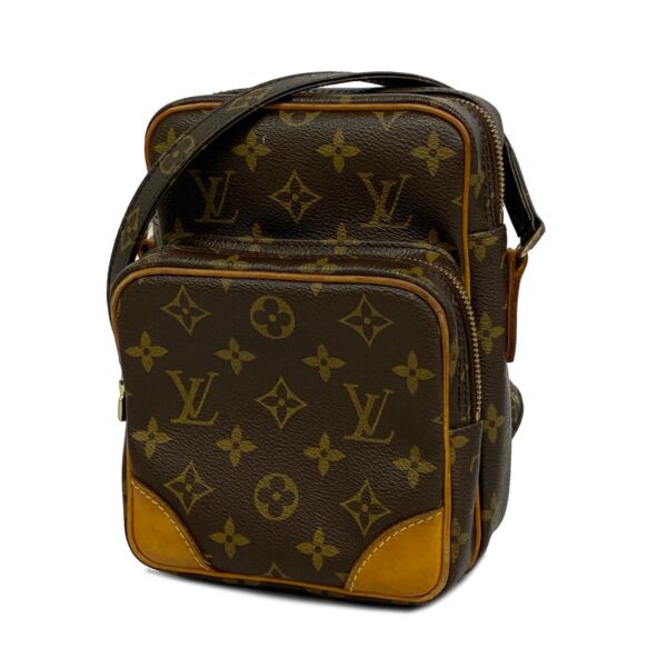 1240001052159 1 Louis Vuitton Amazon Monogram Shoulder Bag Brown