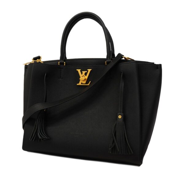 1240001052166 1 Louis Vuitton lock Meat 2way Bag Noir