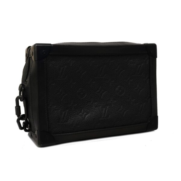 1240001052169 2 Louis Vuitton Soft Trunk Monogram Taurillon Shoulder Bag Noir