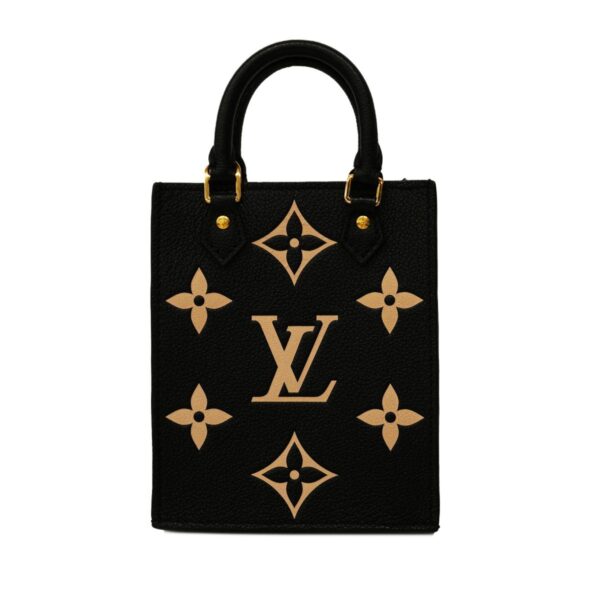 1240001052176 12 Louis Vuitton Petite Sac Plat Empreinte 2way Bicolor Black