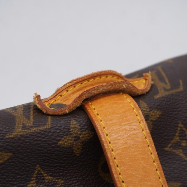 1240001052185 14 Louis Vuitton Saumur 35 Monogram Shoulder Bag Brown