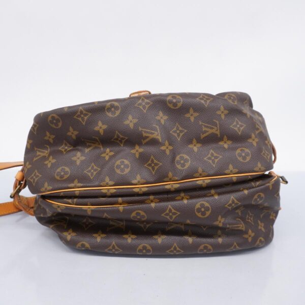 1240001052185 3 Louis Vuitton Saumur 35 Monogram Shoulder Bag Brown