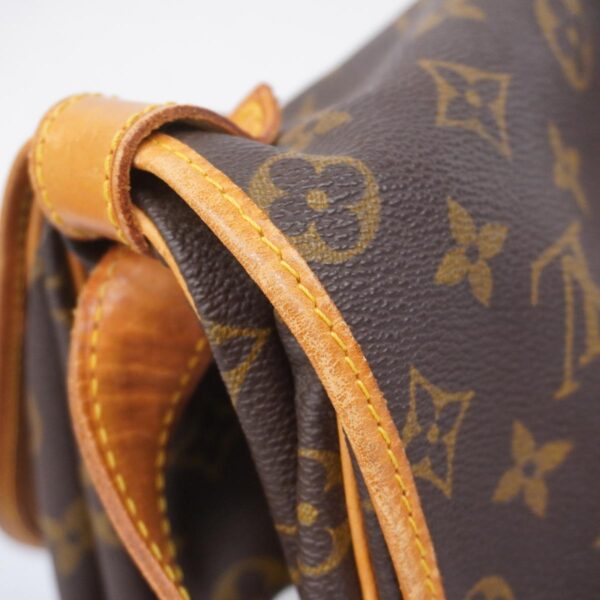 1240001052185 7 Louis Vuitton Saumur 35 Monogram Shoulder Bag Brown