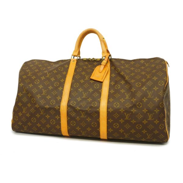 1240001052197 1 Louis Vuitton Keepall 60 Monogram Bag Brown