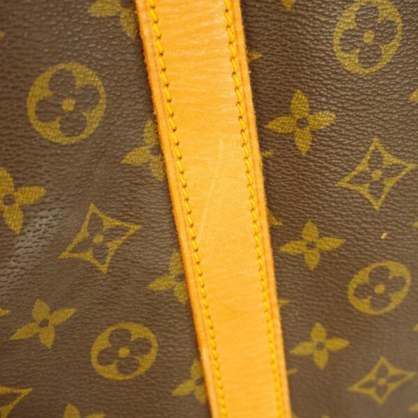 1240001052197 11 Louis Vuitton Keepall 60 Monogram Bag Brown