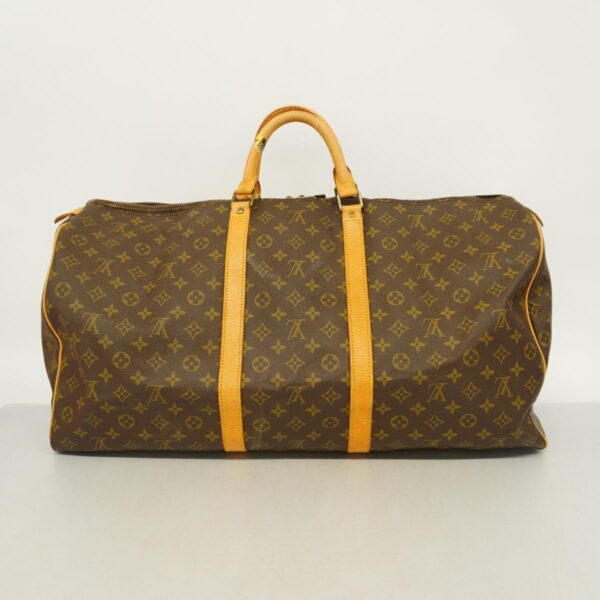 1240001052197 17 Louis Vuitton Keepall 60 Monogram Bag Brown