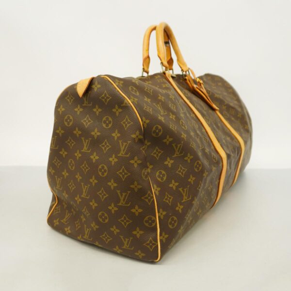 1240001052197 2 Louis Vuitton Keepall 60 Monogram Bag Brown