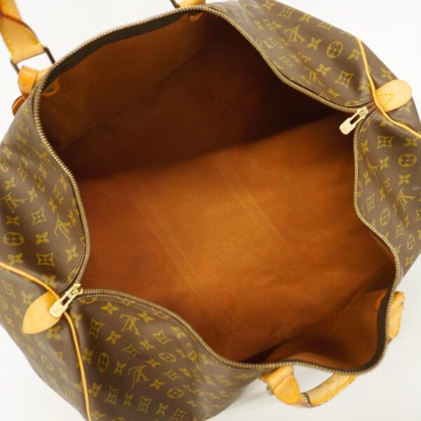 1240001052197 4 Louis Vuitton Keepall 60 Monogram Bag Brown