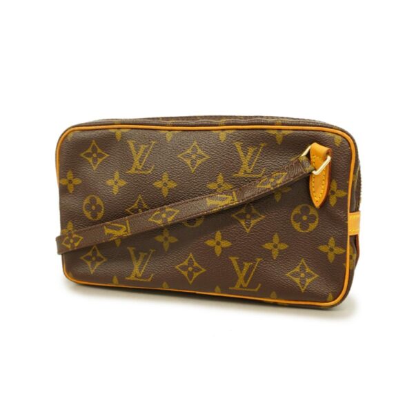 1240001052203 1 Louis Vuitton Pochette Marly Bandouliere Monogram Shoulder Bag Brown