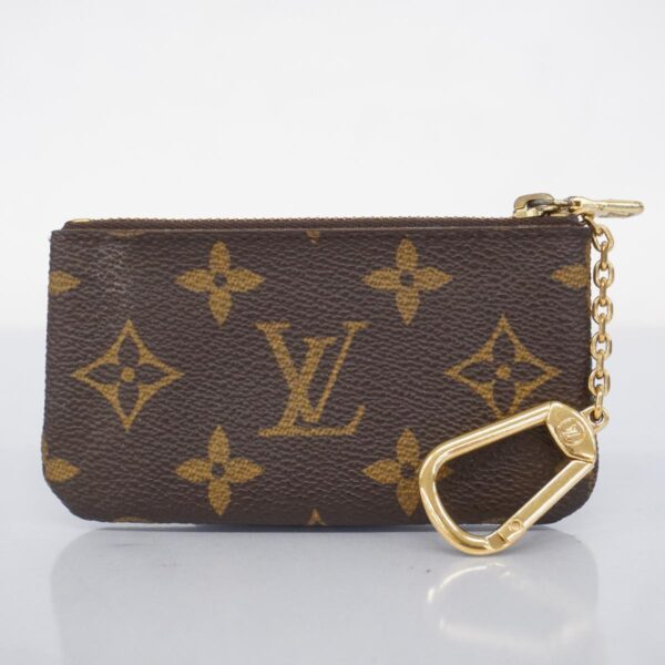 1240001052214 11 Louis Vuitton Pochette Clé Monogram Coin Case Brown