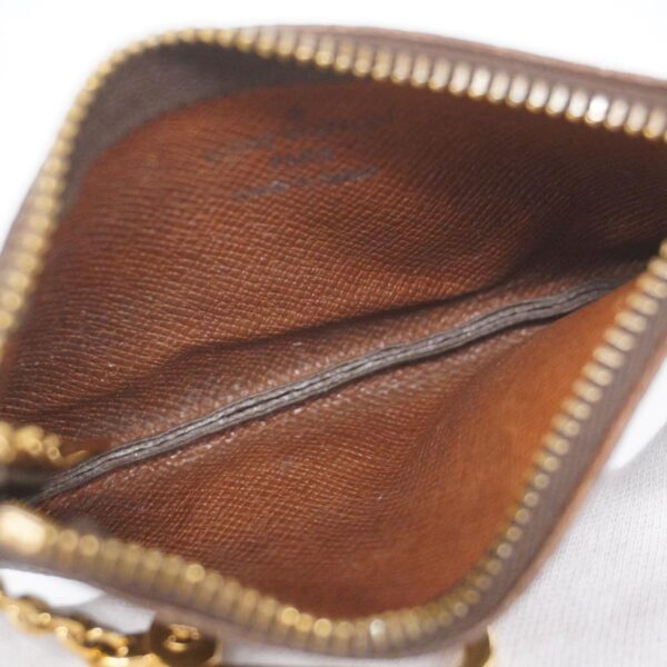 1240001052214 3 Louis Vuitton Pochette Clé Monogram Coin Case Brown