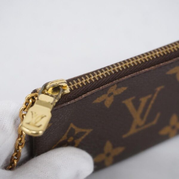 1240001052214 9 Louis Vuitton Pochette Clé Monogram Coin Case Brown