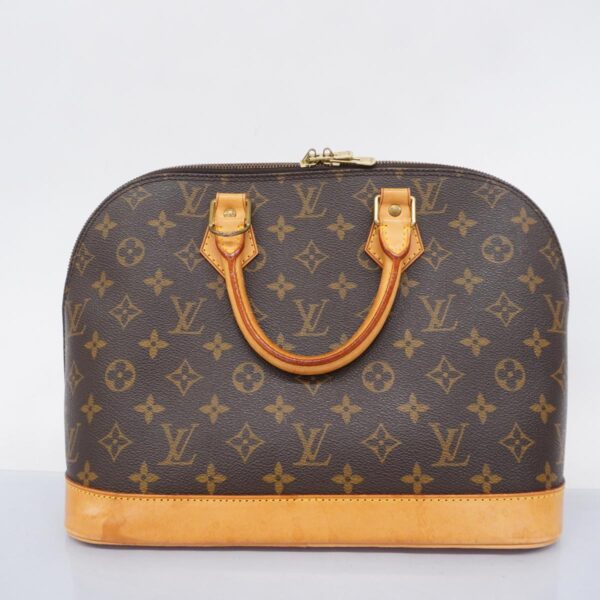 1240001052217 13 Louis Vuitton Alma Monogram Handbag Brown