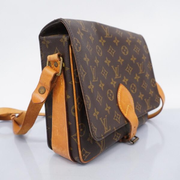 1240001052219 2 Louis Vuitton Cartesier GM Monogram Shoulder Bag Brown