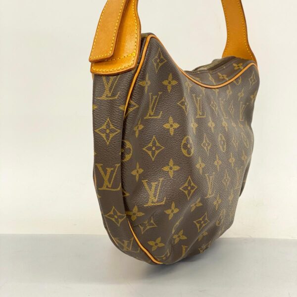 1240001052237 2 Louis Vuitton Croissant MM Monogram Shoulder Bag Brown