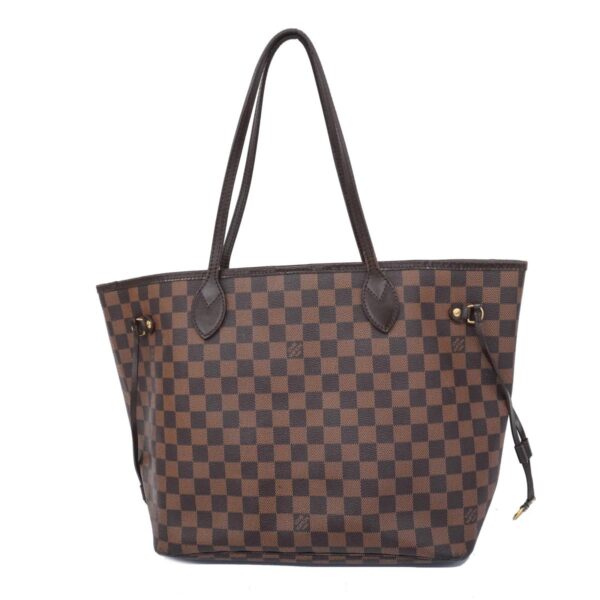 1240001052245 1 Louis Vuitton Neverfull MM Damier Tote Bag Ebene