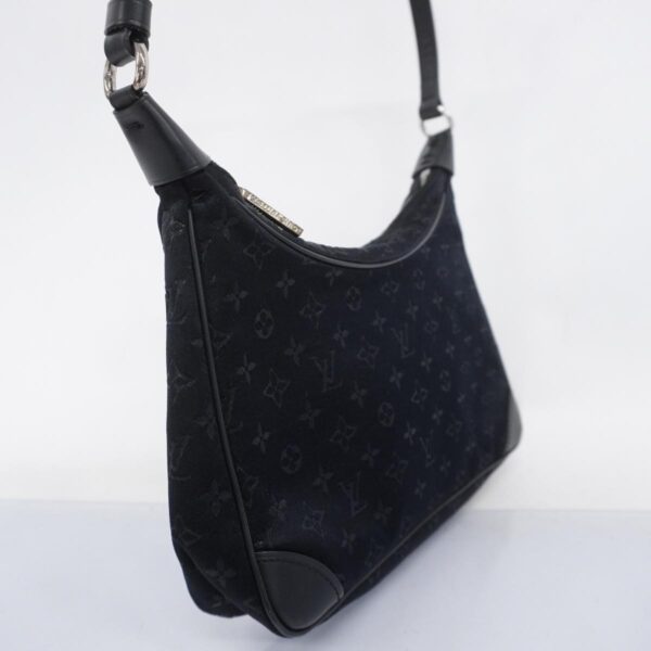 1240001052249 2 Louis Vuitton Little Boulogne Monogram Satin Handbag Noir