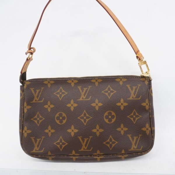 1240001052265 11 Louis Vuitton Pochette Accessory Monogram Pouch Brown