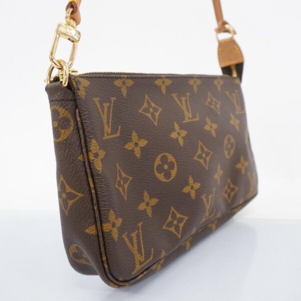 1240001052265 2 Louis Vuitton Pochette Accessory Monogram Pouch Brown