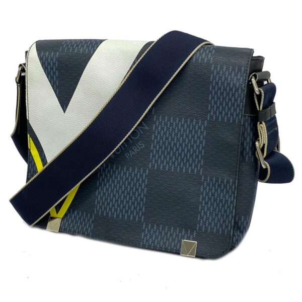 1240001052272 1 Louis Vuitton District PM NM Cobalt Shoulder Bag Blue