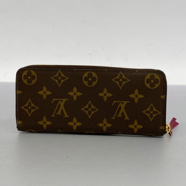 1240001052274 10 Louis Vuitton Portefeuille Clemence Long Wallet Fuchsia Red