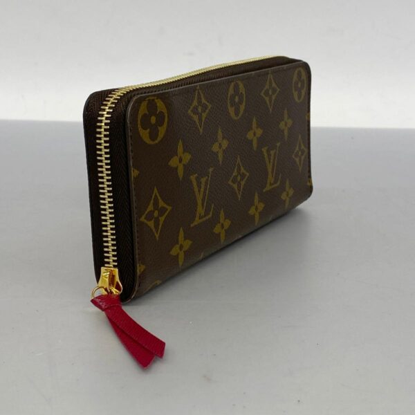 1240001052274 2 Louis Vuitton Portefeuille Clemence Long Wallet Fuchsia Red