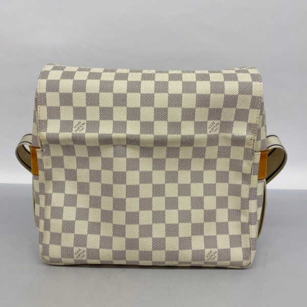 1240001052281 13 Louis Vuitton Naviglio Damier Azur Shoulder Bag White