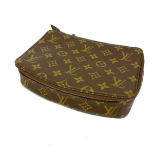 1240001052284 1 Louis Vuitton Key Case Monogram Multicle 6 Brown Metal Fittings